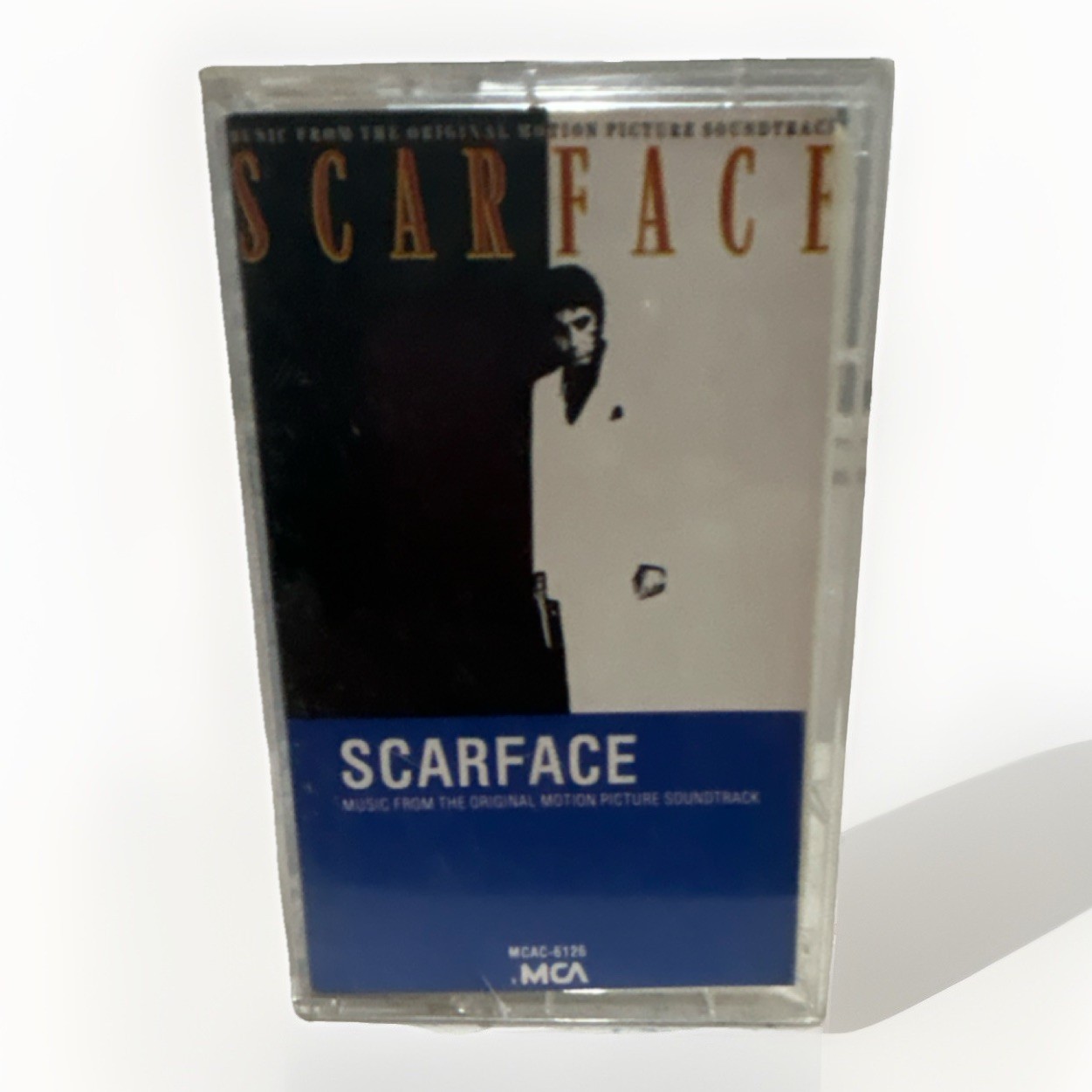 Scarface (1983) MCA Cassette Soundtrack Gangster Al Pacino Giorgio Moroder Rare