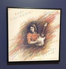 Rory Gallagher - The Story So Far - Original Framed Album Artwork Sleeve 1975 picture