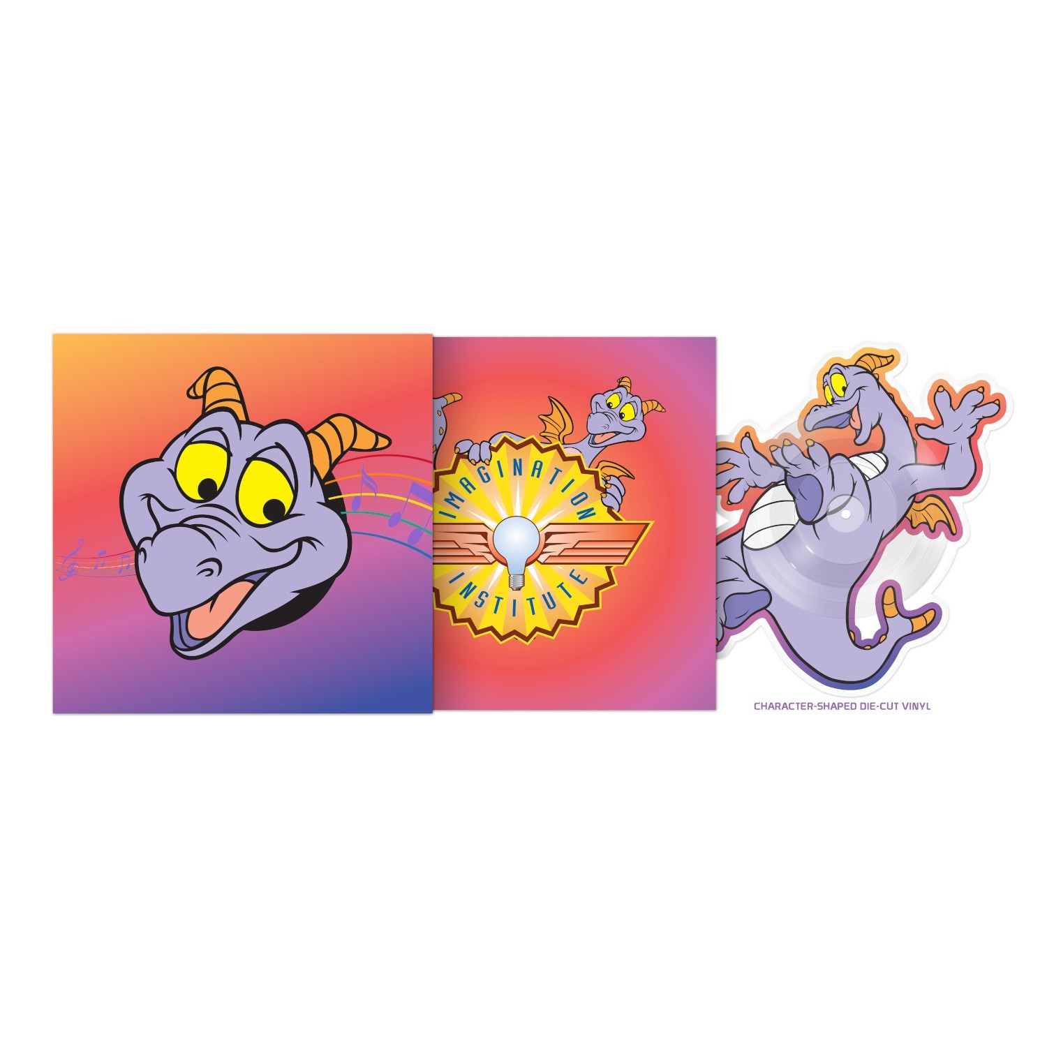 FIGMENT - DIE-CUT VINYL RECORD - PICTURE DISC - DISNEY EXCLUSIVE - BRAND NEW