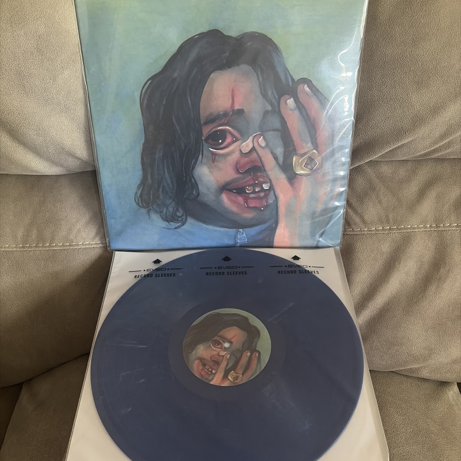 Russ- Santiago Blue Marbled Vinyl *RARE* *SOLD OUT* READY TO SHIP* 