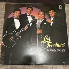 Los Tecolines A Una Mujer DISCO PROEY Black Vinyl LP Latin 12