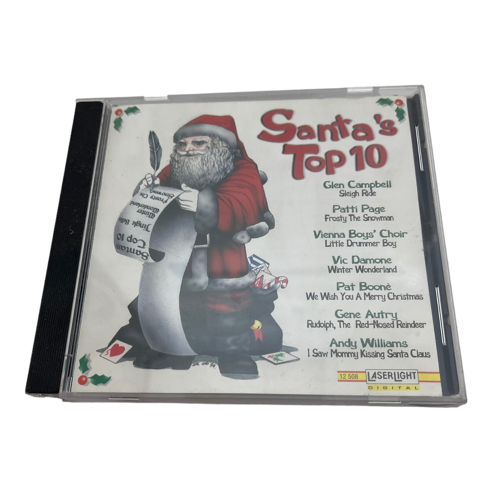 Santa's Top 10 CD 1995 LaserLight Digital ‎– 12 508
