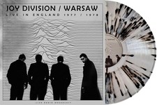 Joy Division – Live in England 1977 / 1978 LP Grey Black Splatter Vinyl Record picture