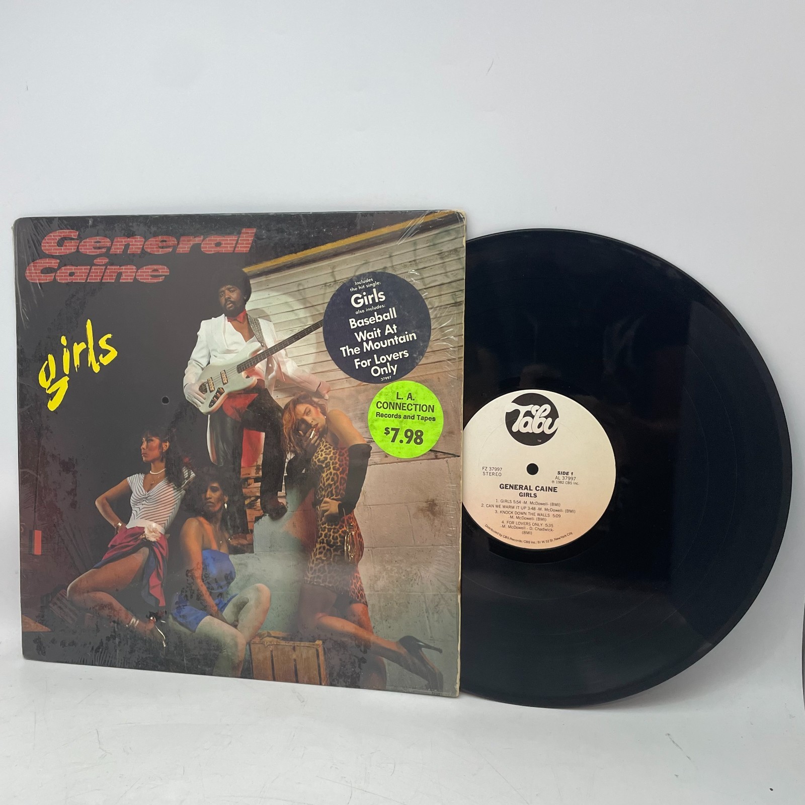 General Caine ‎Girls Vinyl LP OG US 1982 Pressing VG+/VG+ Electronic Funk Soul