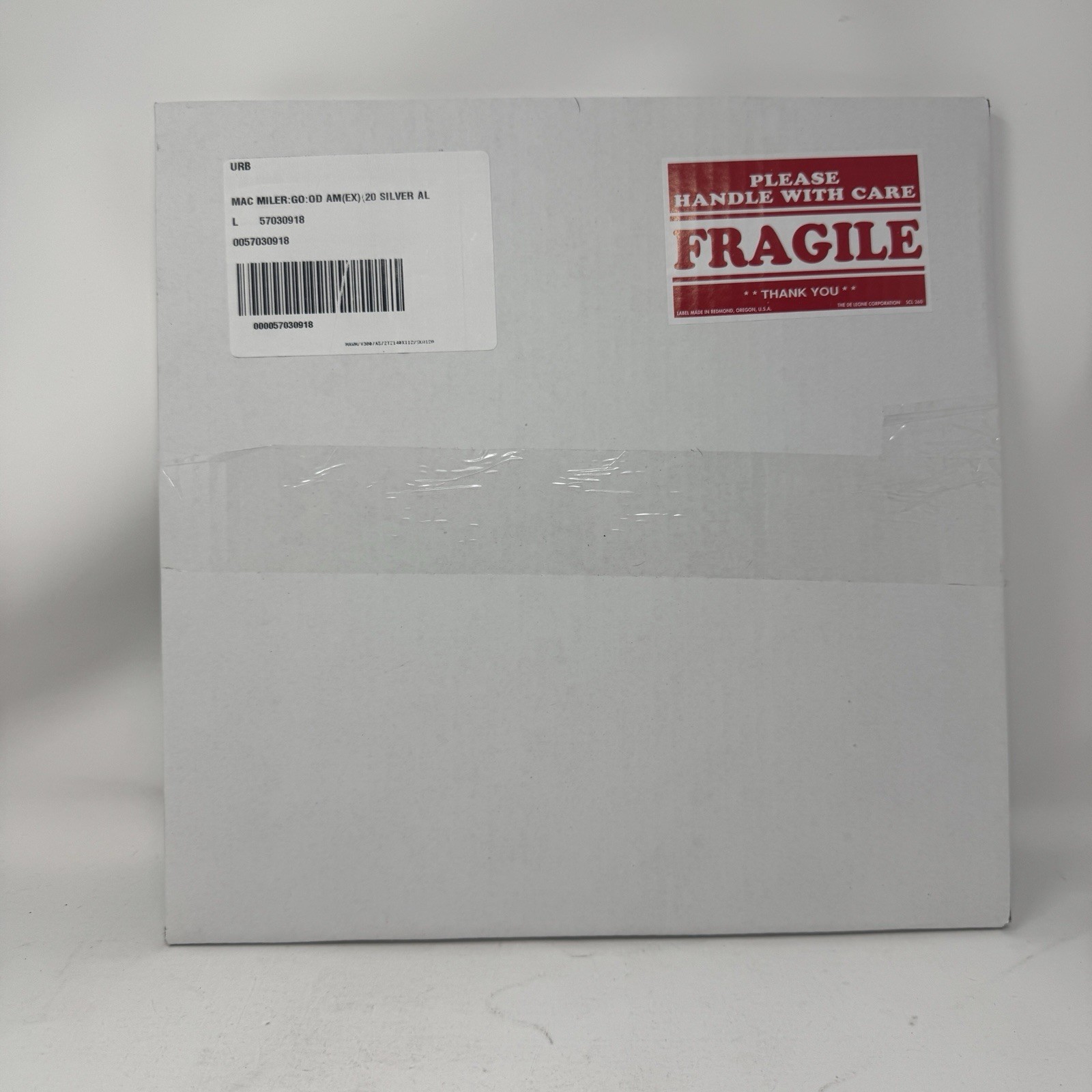 SEALED WITH DAMAGE Mac Miller - GO:OD AM UO Limited Edition Silver Vinyl - 2LP