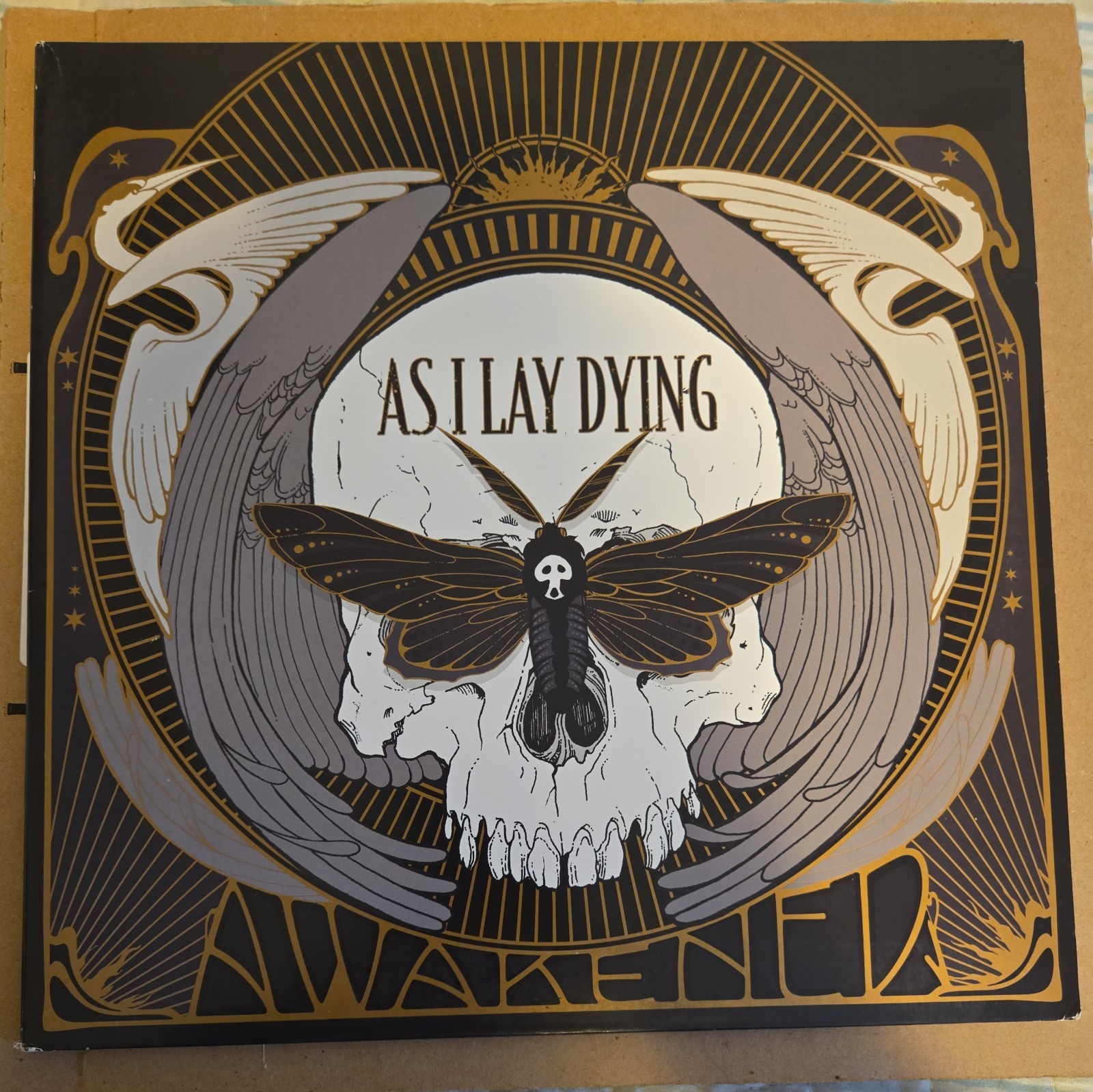As I Lay Dying Awakened Vinyl / Rare Limited US Grey/Black Pressing 2012