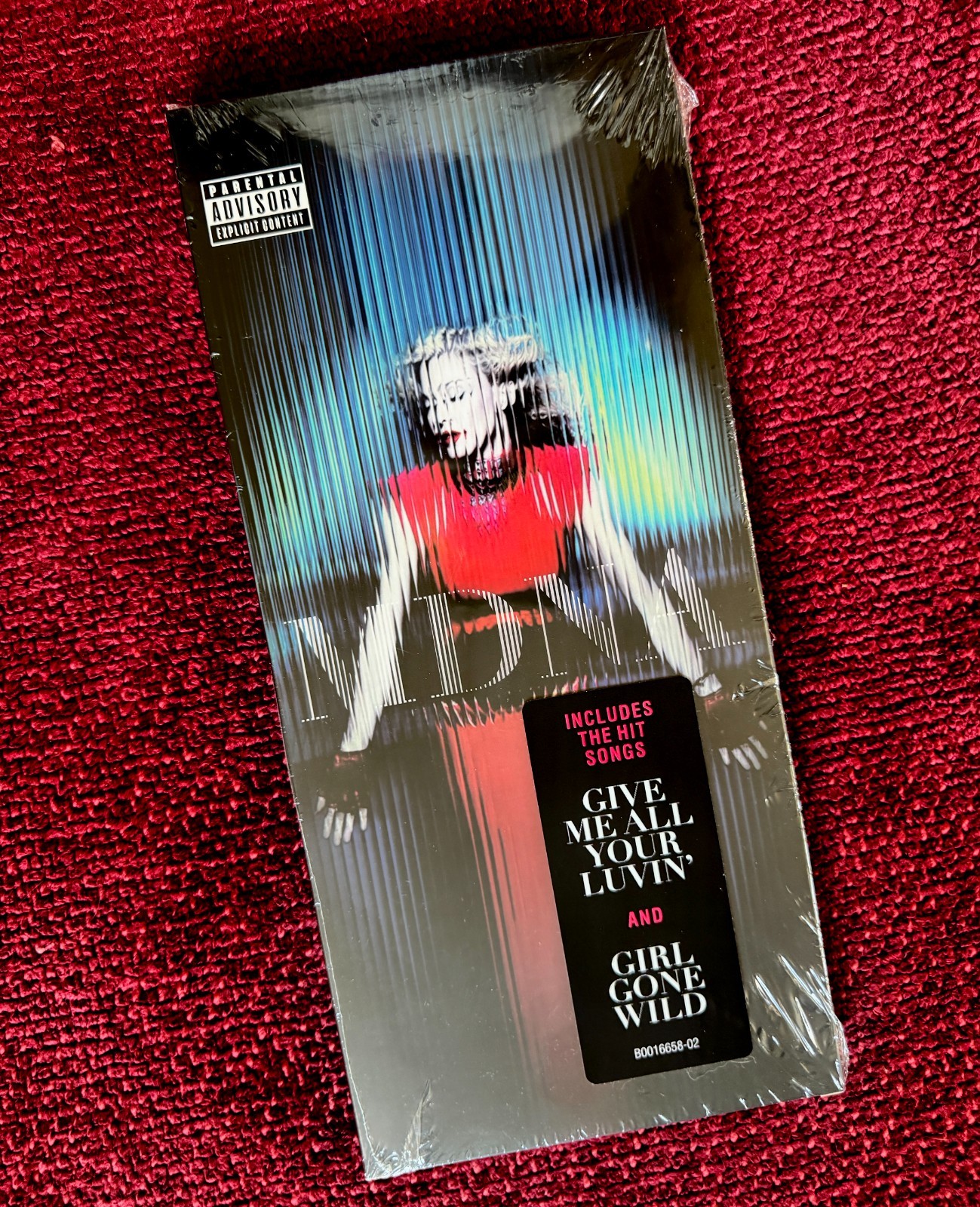MADONNA MDNA CD LONGBOX SEALED PROMO HYPE STICKER ALBUM LP GIRL GONE WILD MINT