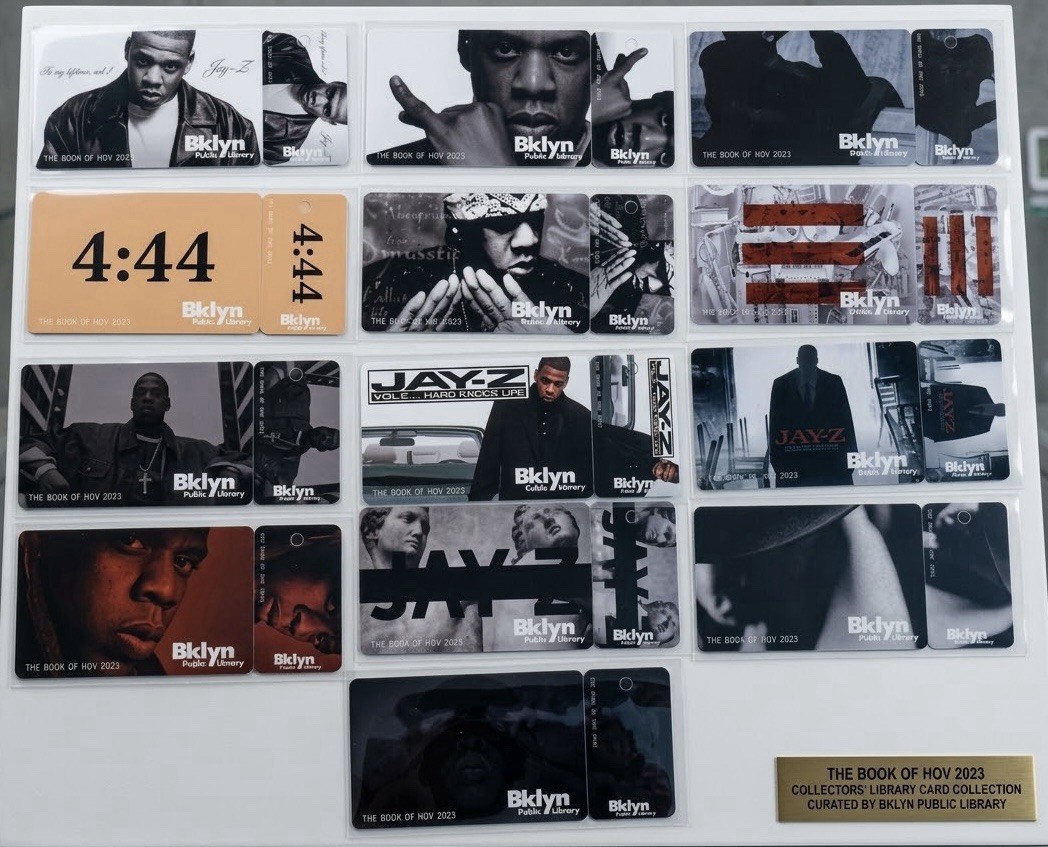 Jay-Z The Book of HOV Complete Set 13 Unissued Blank Brooklyn Library Cards