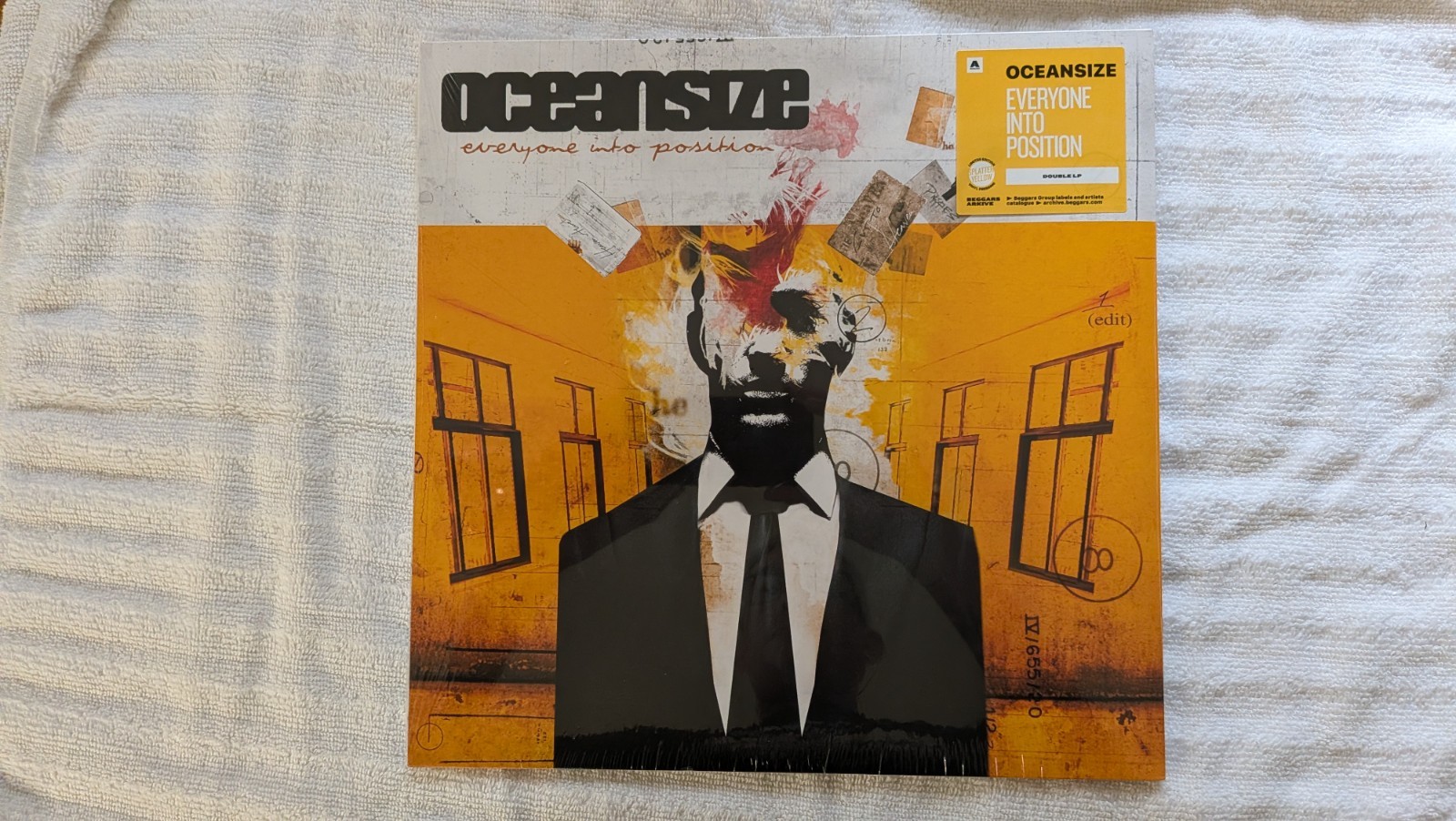 Oceansize Everyone Into Position Limited Splatter Yellow Vinyl Edition New 2 LP