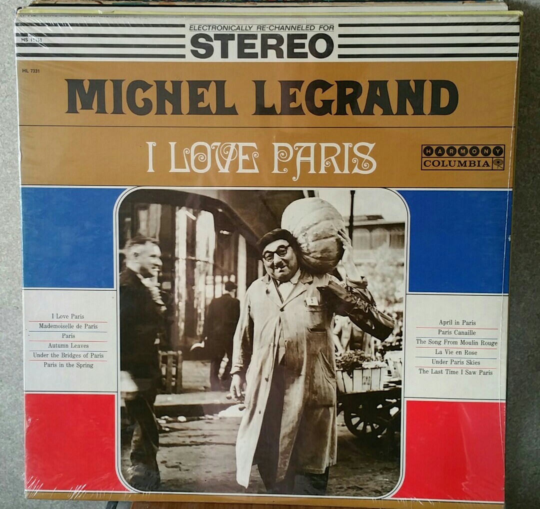 MICHEL LEGRAND I LOVE PARIS VINYL LP c. 1954 French Jazz CBS/Harmony NEW SEALED