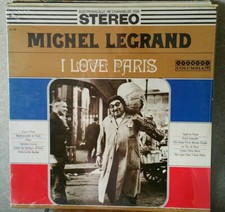 MICHEL LEGRAND I LOVE PARIS VINYL LP c. 1954 French Jazz CBS/Harmony NEW SEALED picture