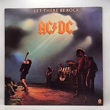 AC/DC Let There Be Rock 1977 Vinyl LP ATCO Porky Cut PRC VG+/VG picture