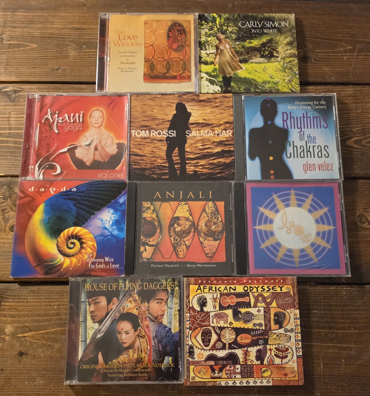 ​Lot of 10 World Music Yoga New Age Folk CD Albums Putumayo Meditation...