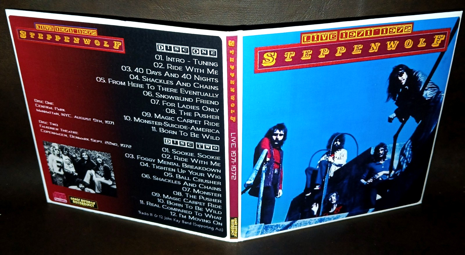 Steppenwolf Live 1971-1972 Gate Fold 2CD SET NEW