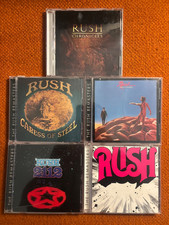 Rush 5 CD Lot The Rush Remasters 1997 Bob Ludwig Classic Rock 2112 Awesome picture