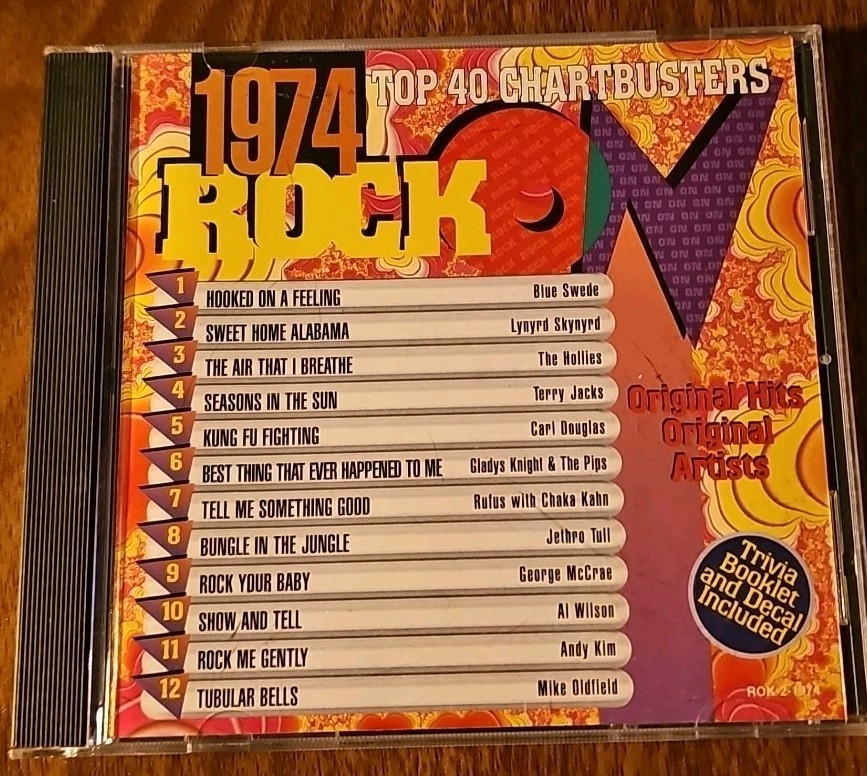 Rock On 1974 by Various Artists (CD, May-1996, Madacy)