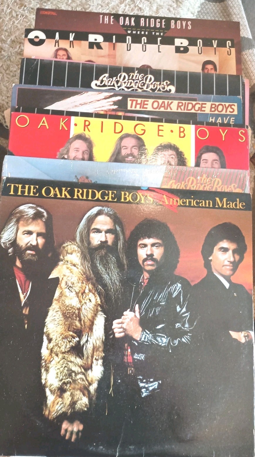 Lot of 15 Vintage Oak Ridge Boys Vinyl LP Records (1970s–1990s Country/Gospel)