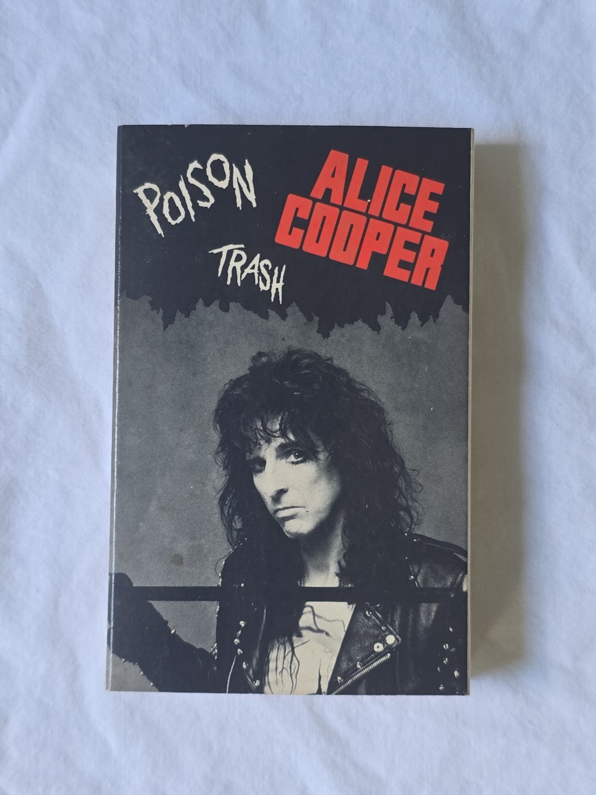 Alice Cooper Poison Trash Cassette Tape 1989 Epic Records Vintage 80s Rock - NM
