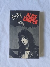 Alice Cooper Poison Trash Cassette Tape 1989 Epic Records Vintage 80s Rock - NM picture