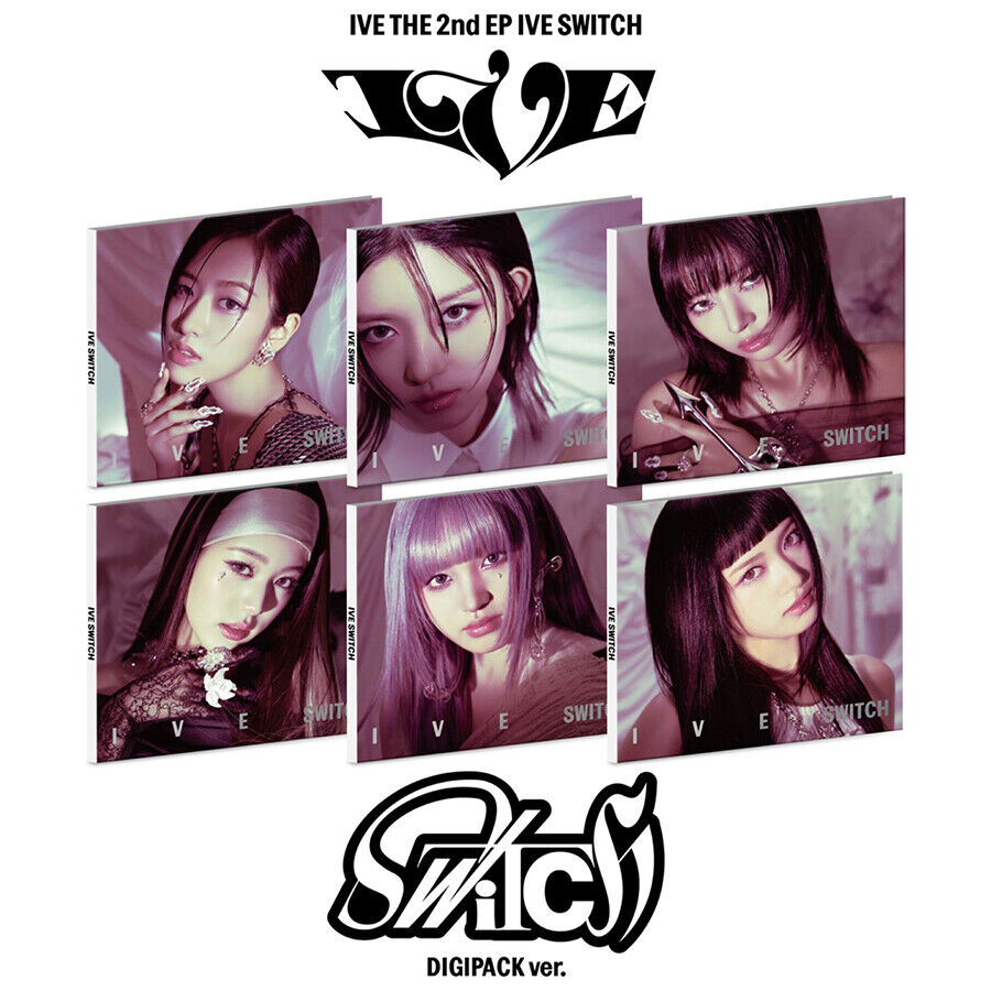 IVE [IVE SWITCH] 2nd EP Album DIGIPACK Ver/CD+Photo Book+Card+Poster+GIFT SEALED