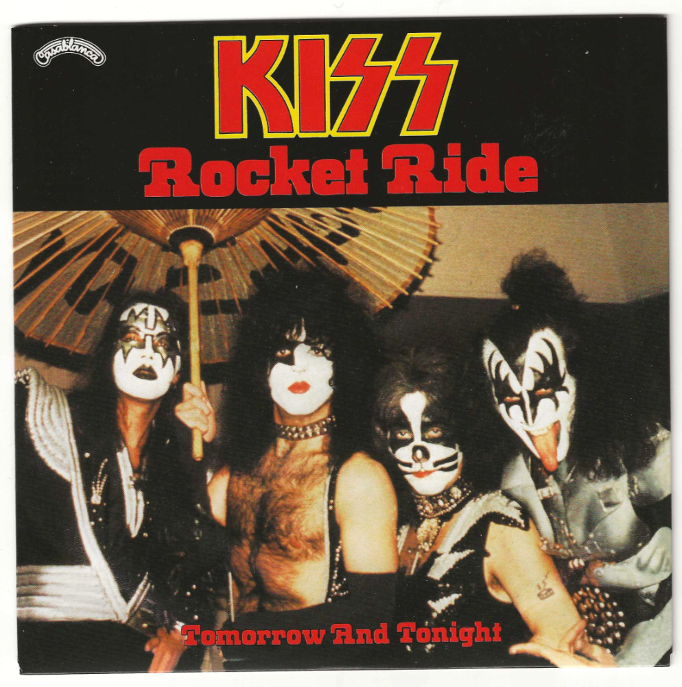 KISS - Rocket Ride / Tomorrow And Tonight 45 Vinyl 2012 - Casablanca, UMe