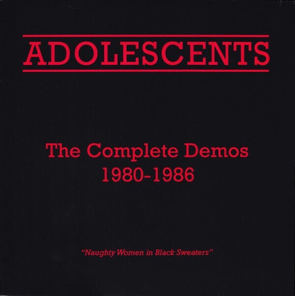 ADOLESCENTS - SELF TITLED LP COLOR VINYL RECORD punk rock rikk agnew black flag