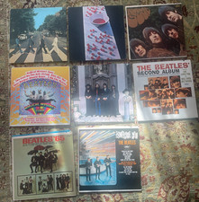 The Beatles Vintage Vinyl Lot 8 Records VG+ picture