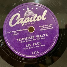 LES PAUL - Tennessee Waltz / Little Rock (1950) - 10