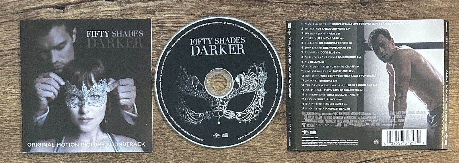 Fifty Shades Darker (Original Motion Picture Soundtrack) by Various (CD, 2017)