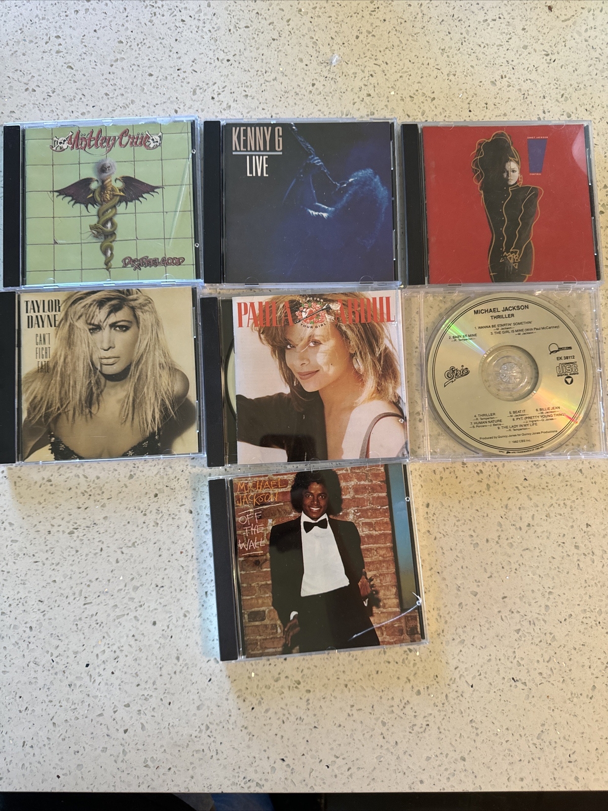 Seven Disk Original 1980’s CD Collection. No Reprints.