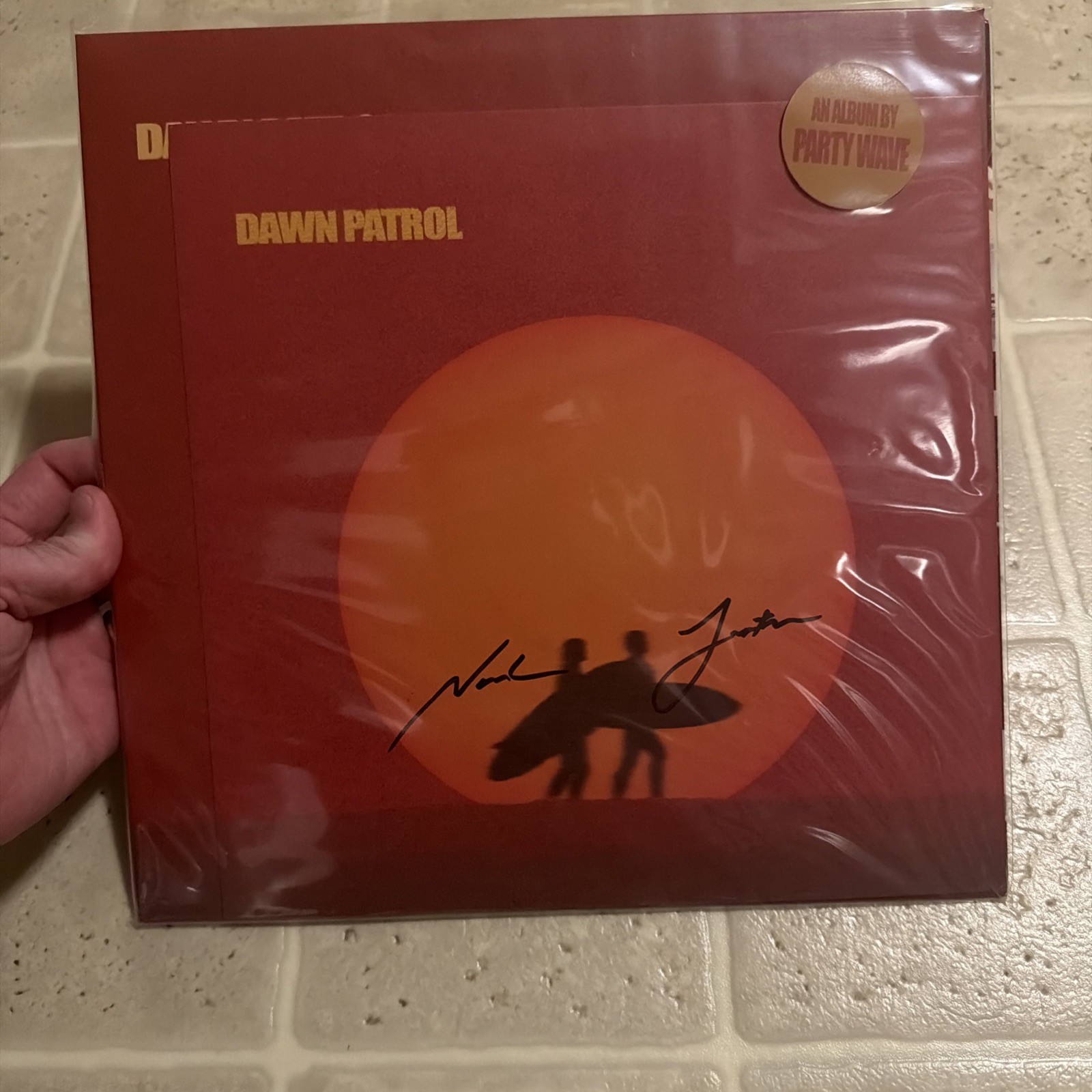 SIGNED Forrest Frank Dawn Patrol  Party Wave Orange Swirl Vinyl RARE Autographed