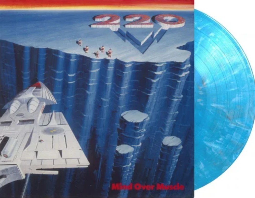 220 Volt  – Mind Over Muscle limited edition marbled LP Album vinyl record 2022