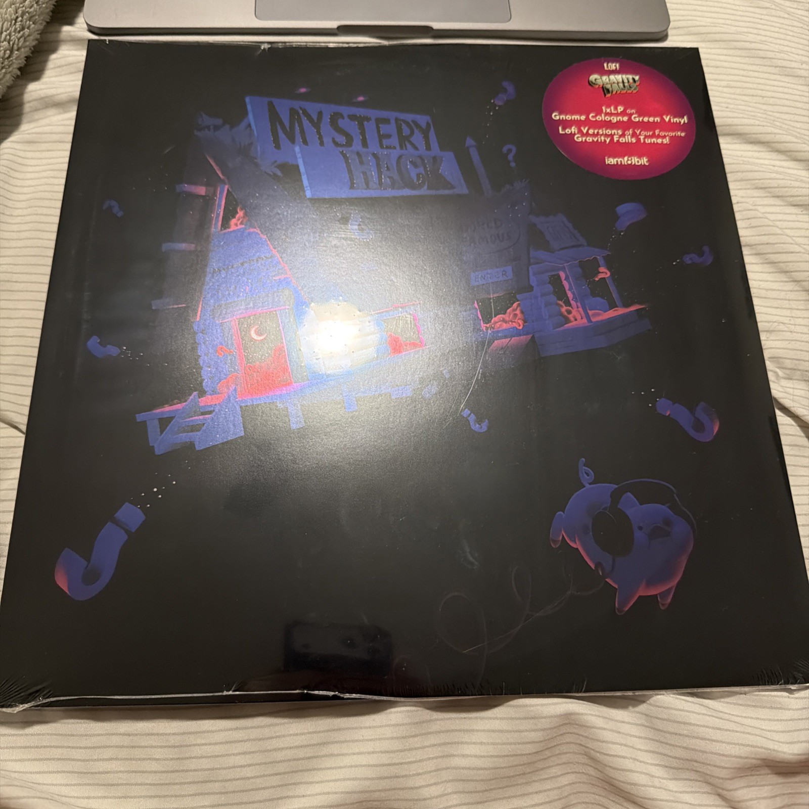 Disney Gravity Falls LoFi Soundtrack iam8bit Gnome Cologne Green Vinyl RARE OOP