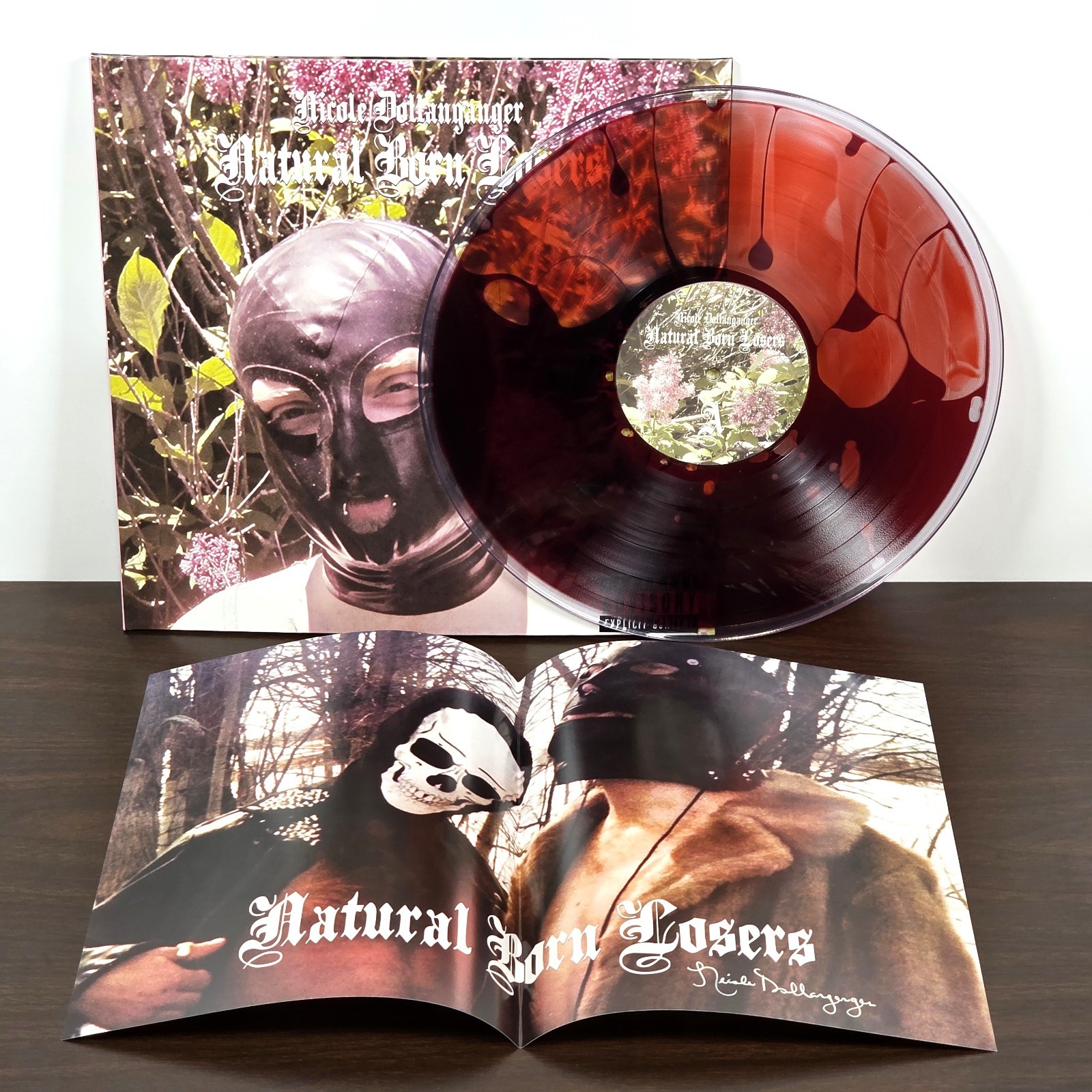 NICOLE DOLLANGANGER Natural Born Losers SIGNED Numbered RED LIQUID FILLED Vinyl