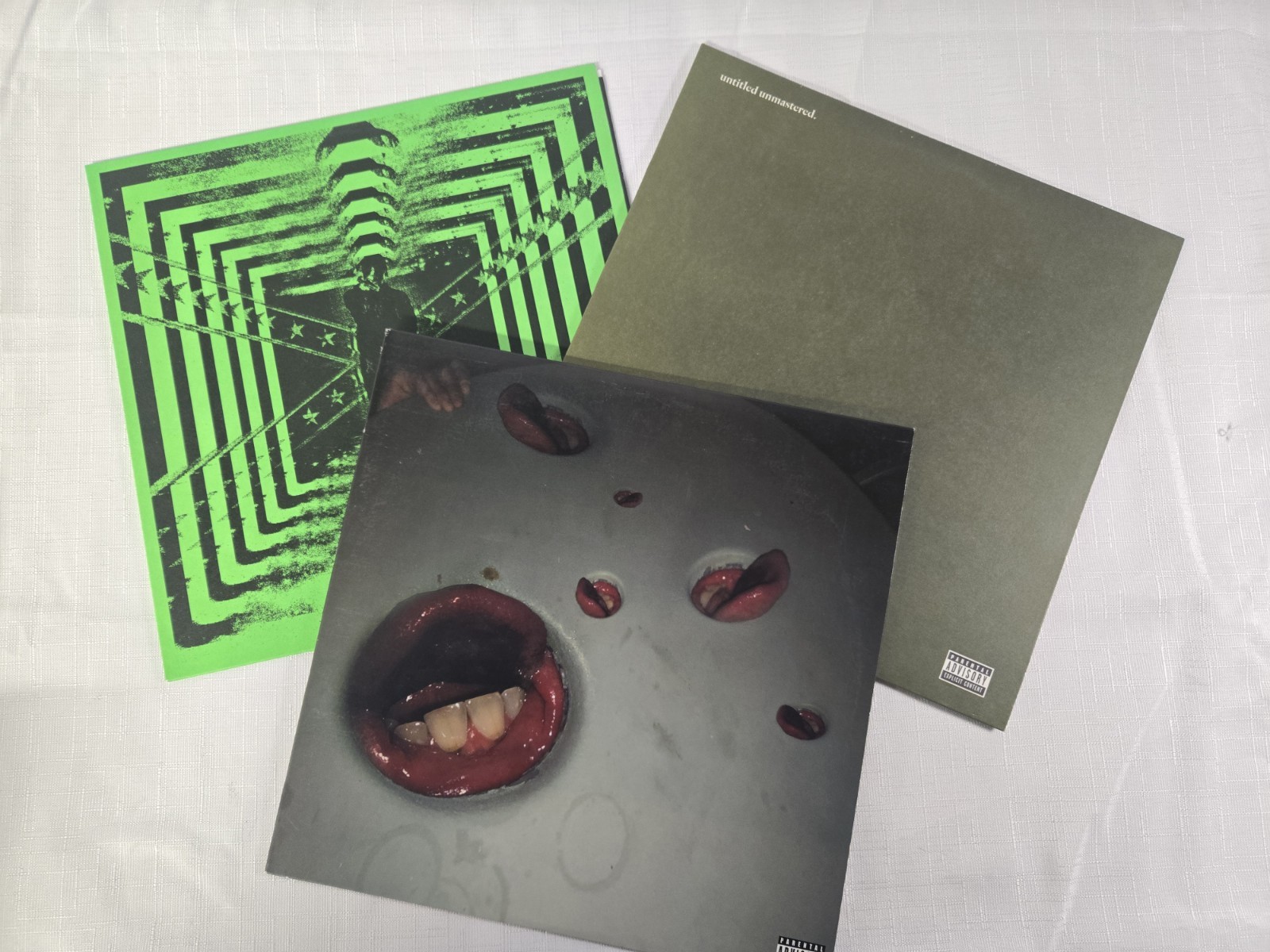 3x LP Hip Hop Vinyl Lot: Kendrick Lamar, Death Grips, Denzel Curry B63