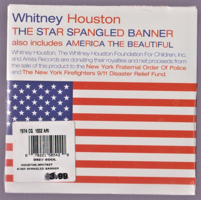 Whitney Houston Star Spangled Banner Single CD Super Bowl XXV 1991 NEW Sealed