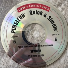 Pimsleur Quick & Simple Lesson 5&6 Spanish 2nd Revised Edition Learn - 2010 picture