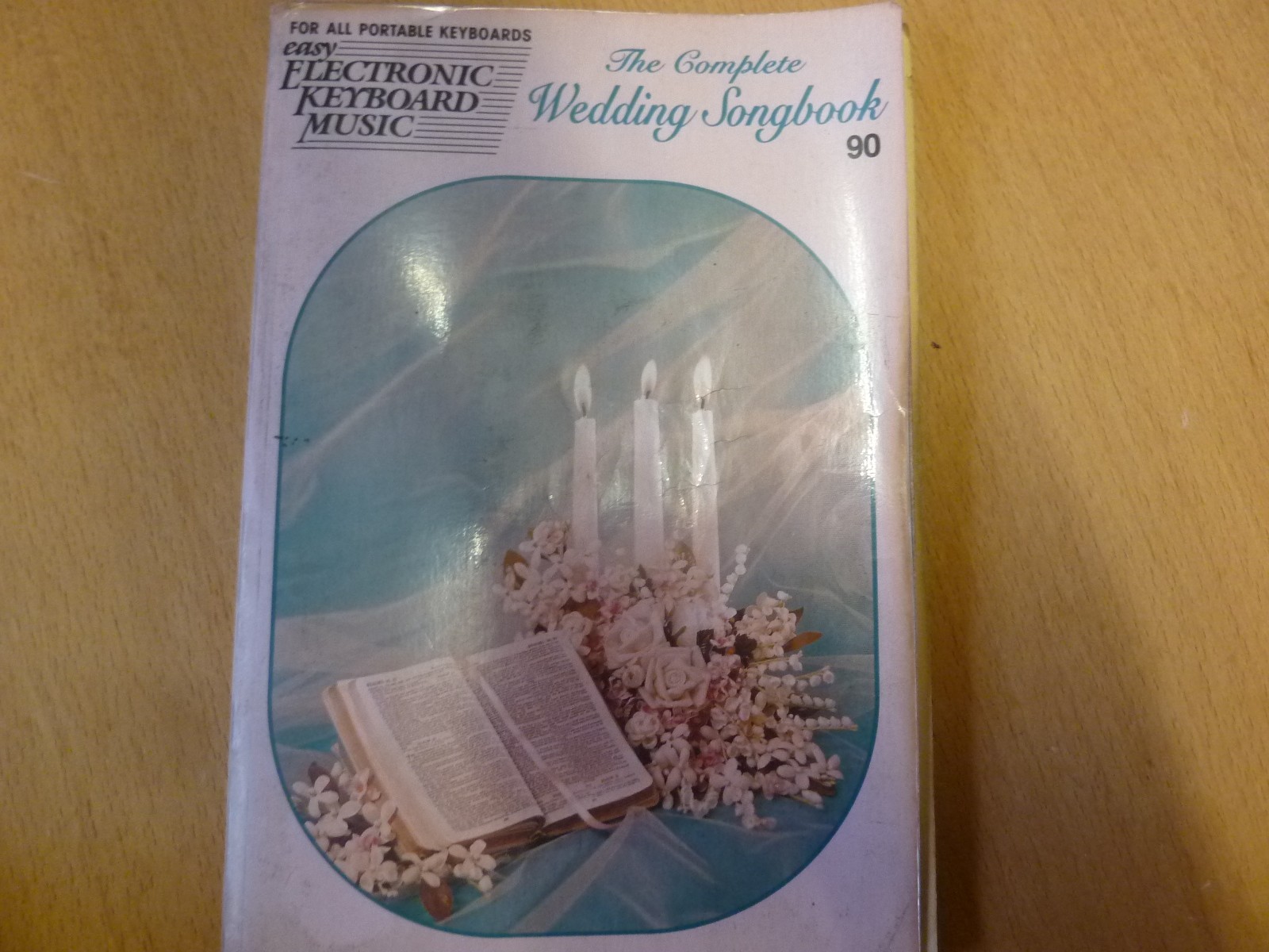VINTAGE EASY ELECTRONIC KEYBOARD MUSIC THE COMPLETE WEDDING SONG BOOK 90 #C1813