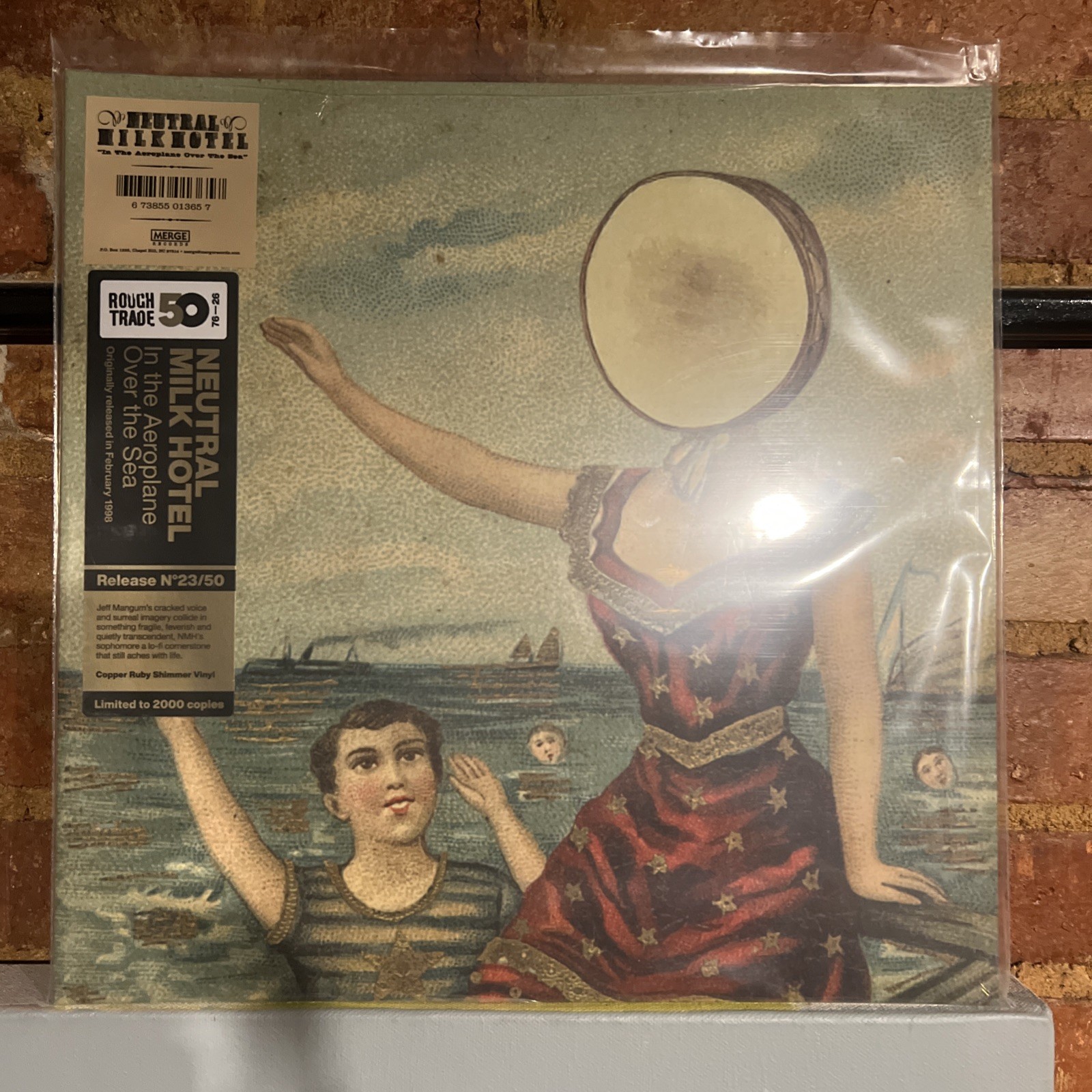 Neutral Milk Hotel - In the Aeroplane over the Sea - Ruby Vinyl Rough Trade 50