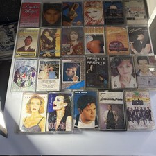 Vintage Lot of 23 Latin Cassette Tapes Cumbia Ranchera Pop Ballads Mexican picture