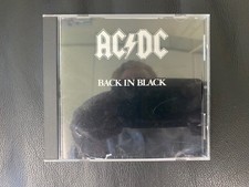 AC/DC Back In Black CD Atco 1980 dirty deeds for those about to rock powerage picture