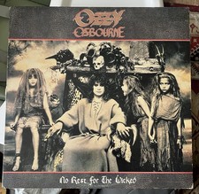 Ozzy Osbourne No Rest For The Wicked Lp Vinyl 1988 1st PROMO VG+/EX picture