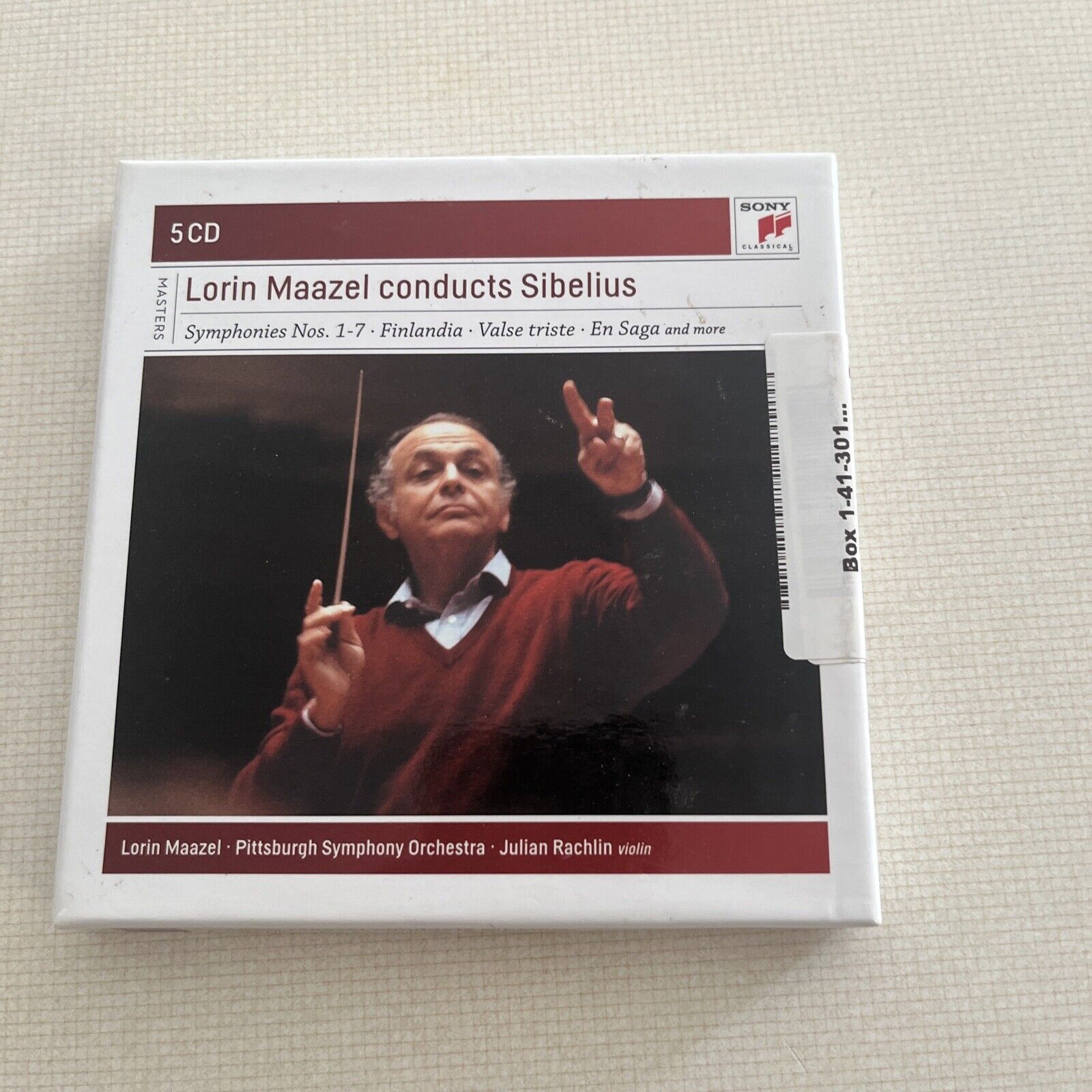 Lorin Maazel Conducts Sibelius (5 CD Box Set, 2011) Symphonies 1-7, Finlandia