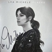 Places Lea Michele CD, 2017 Hand Signed Autograph By Artist 2x Songs Target Ed. picture