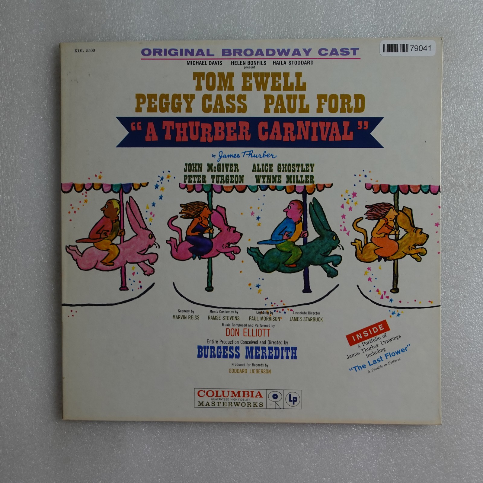 A Thurber Carnival Original Broadway Cast A Thurber Carnival LP Vinyl Album