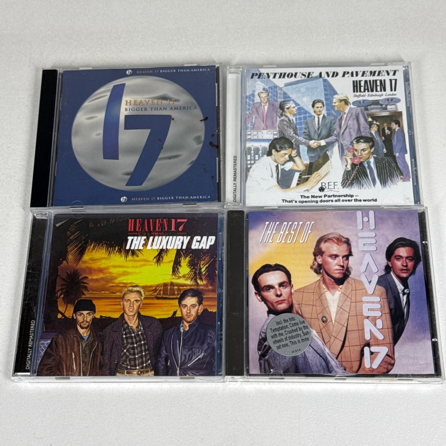 Heaven 17 CD Lot of 4 Albums Penthouse Pavement Luxury Gap Best Of Bigger Than