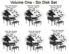Popular Piano Bar Favorites Volume 1 Yamaha, PianoDisc, Roland MIDI Player Piano picture