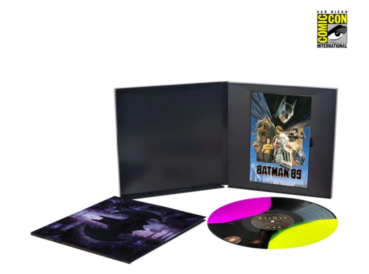 SDCC 2024 Mondo Batman 89 Vinyl Original Motion Picture Score LP Graphic Novel