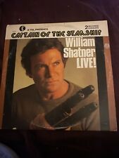 William Shatner LIVE Captain of the Starship 2-LP Record Set 1978 Star Trek Rare picture