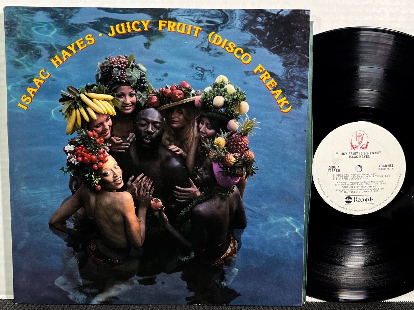 ISSAC HAYES Juicy Fruit LP HBS ABC ABCD-953 STEREO 1976 Soul Funk Disco